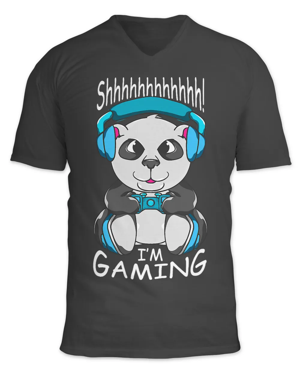 Pandas Shhh Im Gaming Cute Kawaii Panda Bear Funny Fun