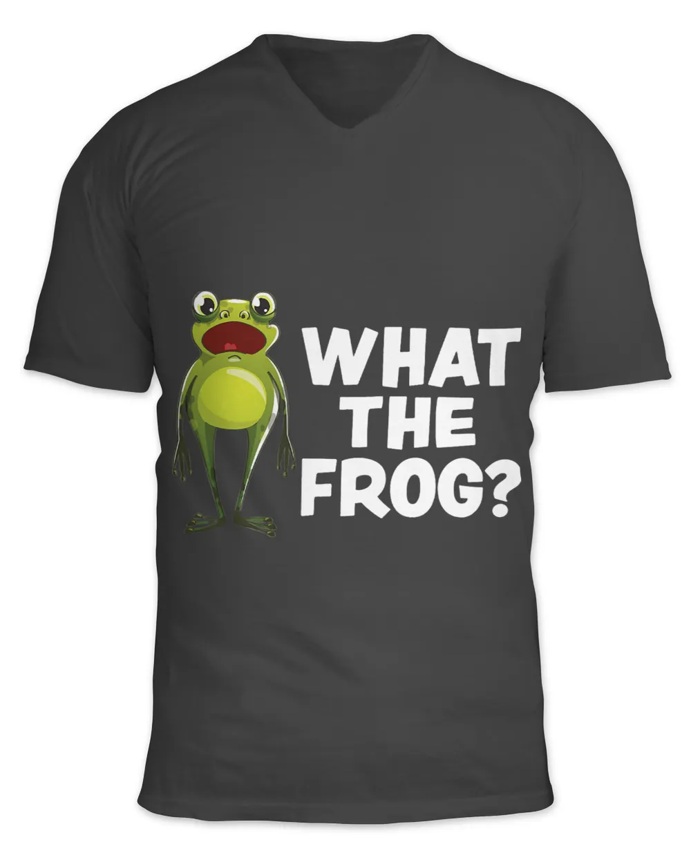 Frog Gift What the Frog Funny Saying FrogAmphibian Green Frog Lovers