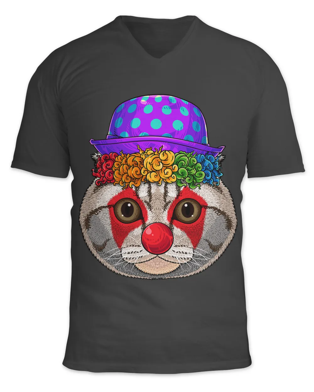 Clown Scottish Fold Circus Carnival Costume Cat Theme Party18