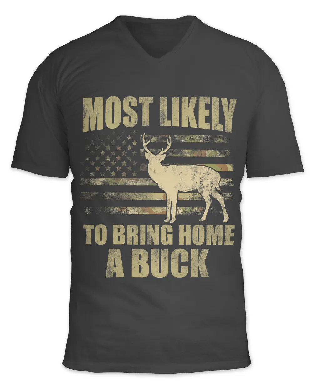 Hunting Camo US Flag Deer Elk Buck Camouflage Funny Hunter 264