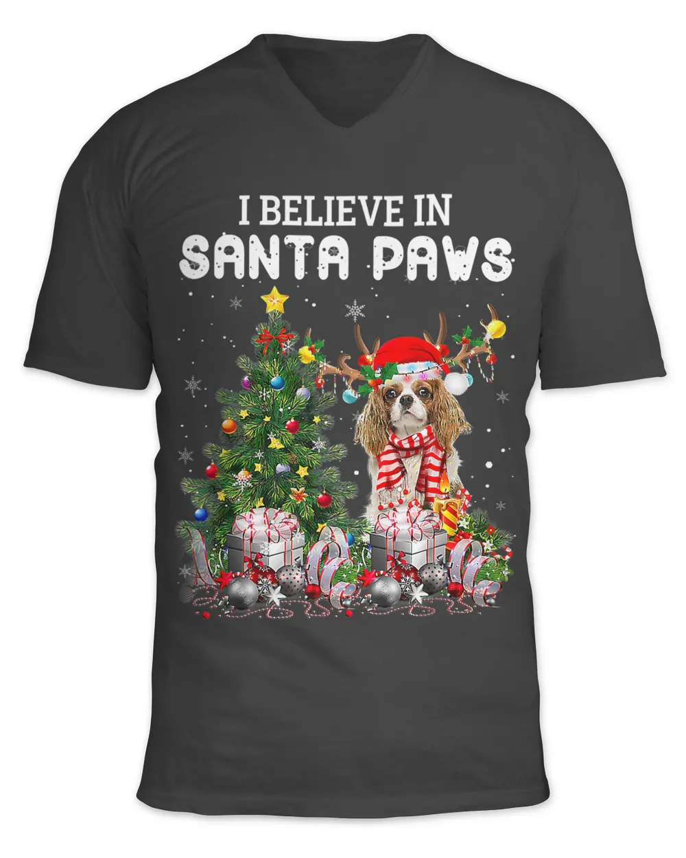 Funny Cocker Spaniel Dog Christmas Tree Christmas Pajama 76