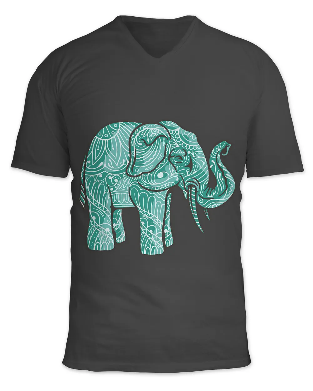 Yoga Elephant Mandala Art Animal Lovers Cartoon Buddha Lover