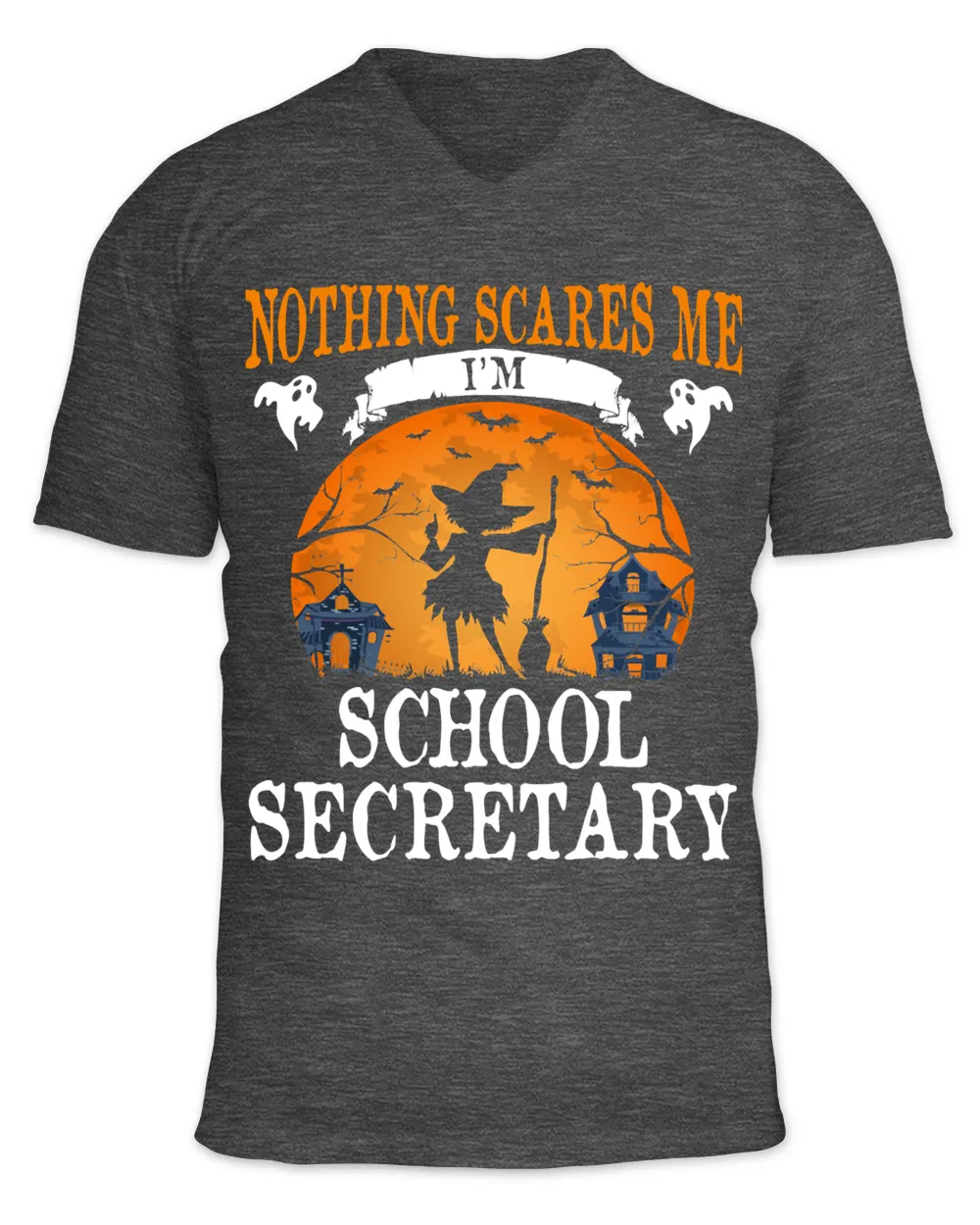 Teacher Halloween Nothing Scares Me Im School Secretary Halloween