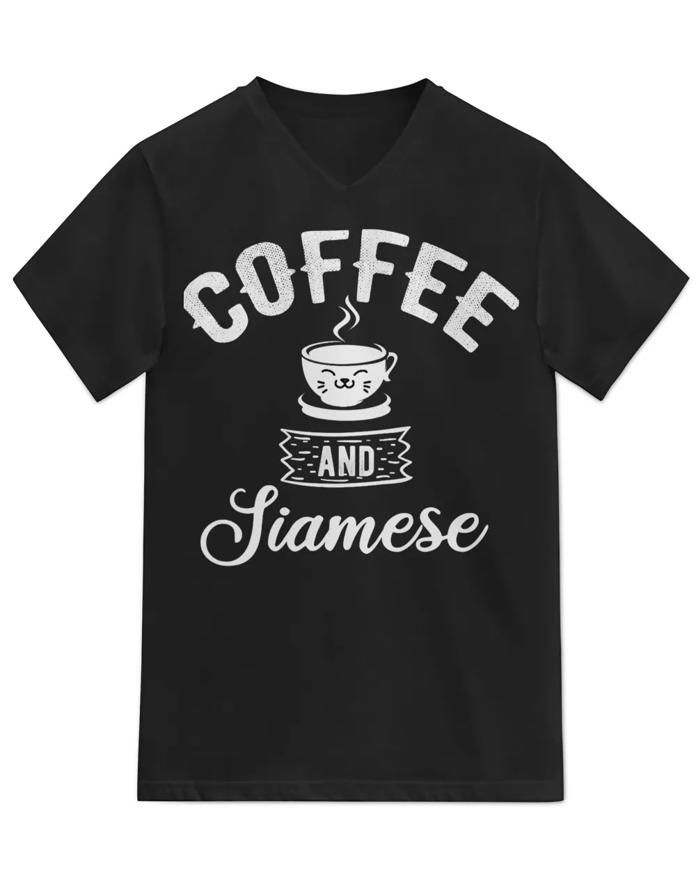 Coffee And Siamese - Siamese Cat Lover Siamese Cat Gift T-Shirt