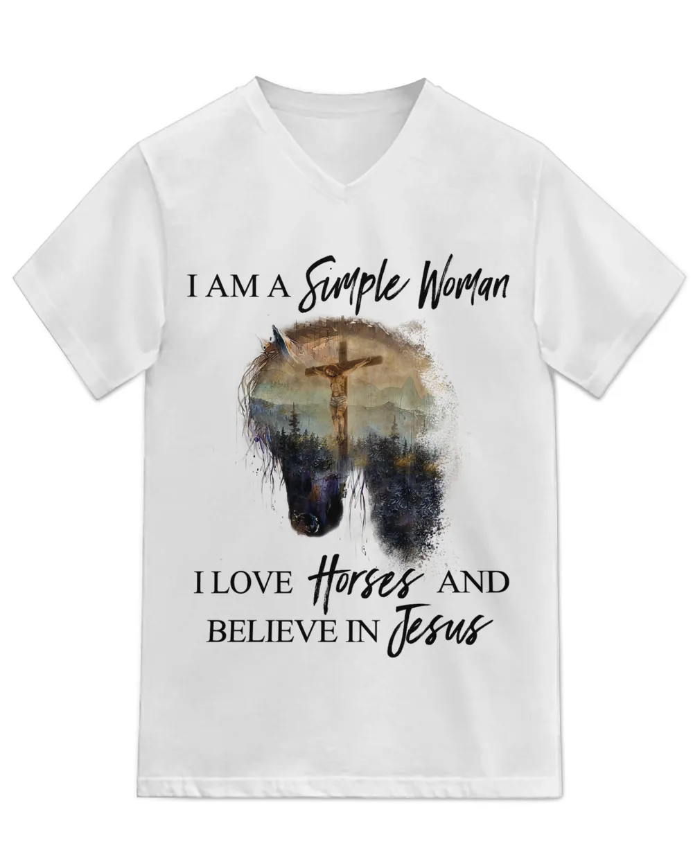 Simple woman I love horses and believe in jesus