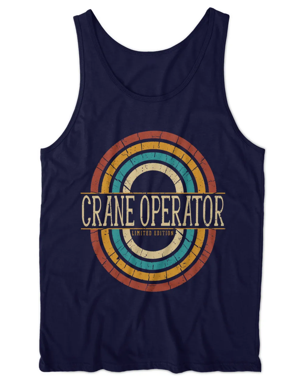 Crane Operator Vintage Retro