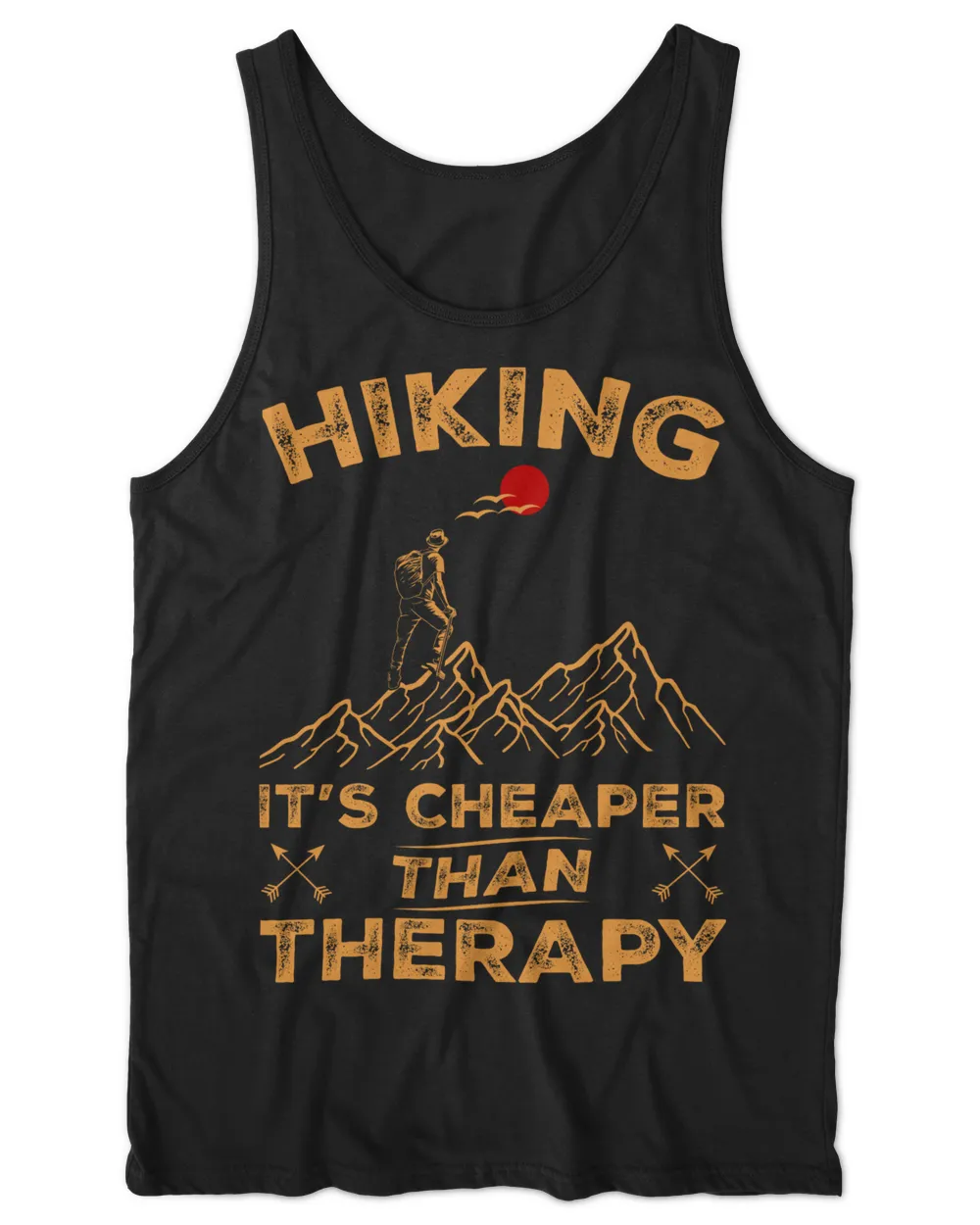 Hiking It's Cheaper Than Therapy T-shirt