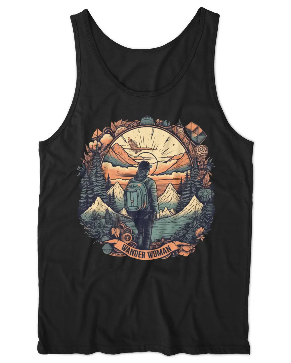 Hiking ( Hiking Trails ) - Wander Woman - T-shirt