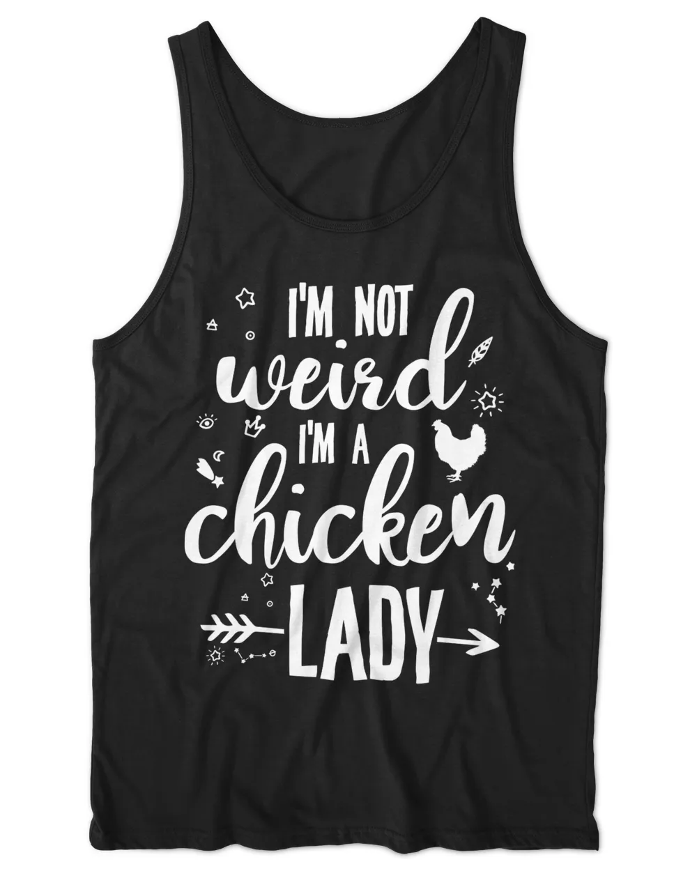 I'm not weird I'm a chicken lady