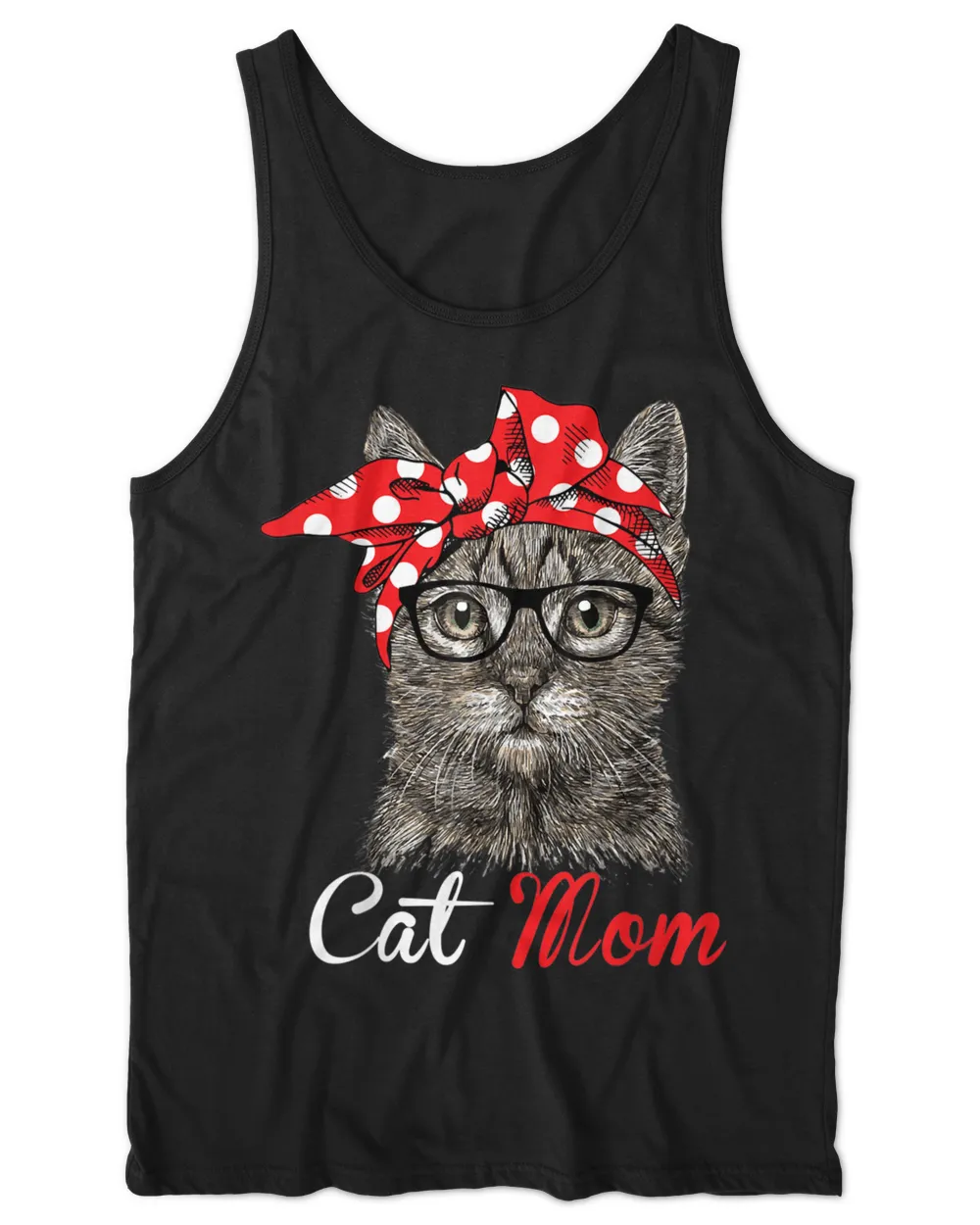 Funny Cat Mom Shirt for Cat Lovers-Mothers Day Gift QTCAT170123A11