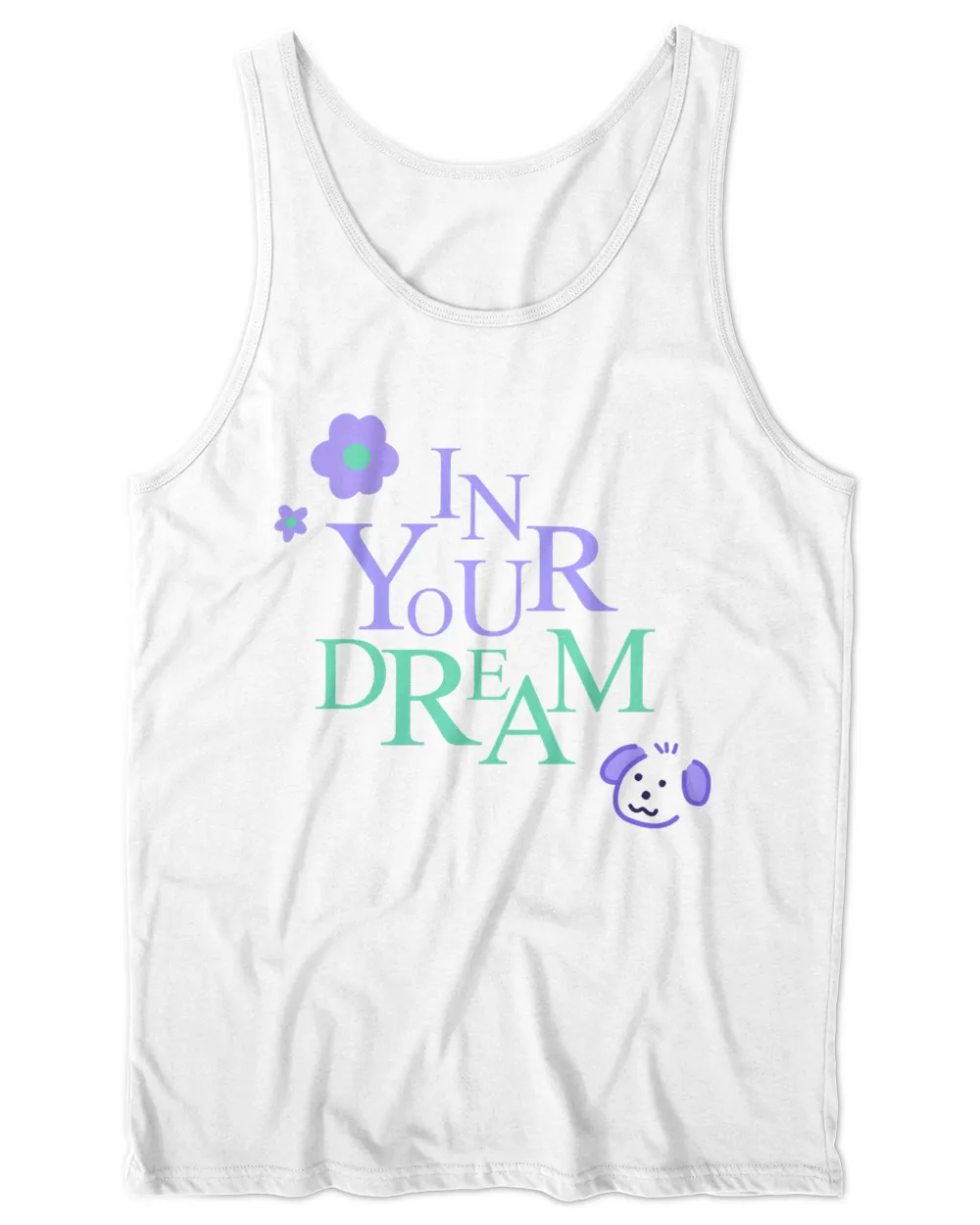 In Your Dream Unisex Jersey Tank white xs