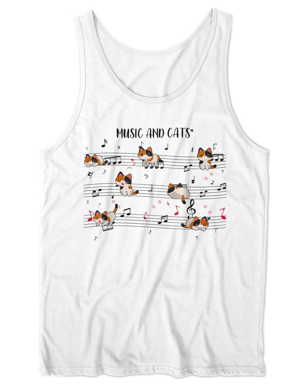 Calico Cat Playing Music Note Cat Gifts For Cat Dad Cat Mom HOC270323A3