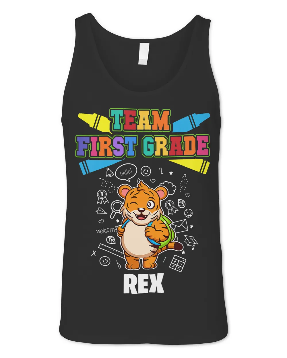 Kids Team First Grade Rex Personalized 2