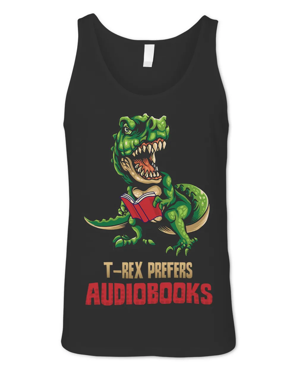 Gifts For Readers Funny TRex Prefers Reading Audiobooks