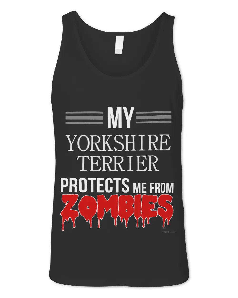 Yorkshire Terrier Funny Zombie Yorkshire Terrier Dog Shirt Yorkie