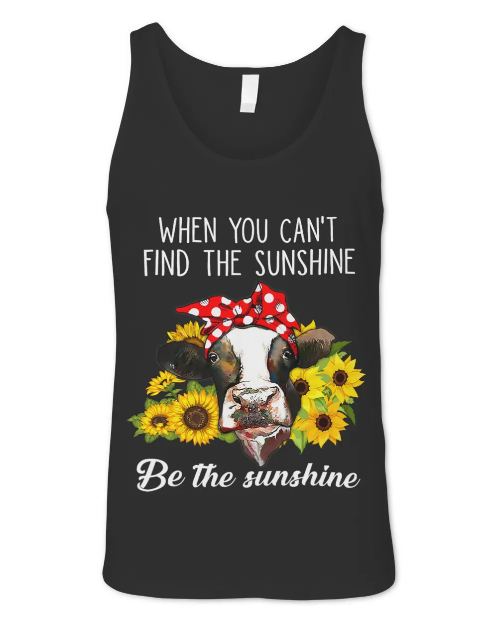 Women Heifer Cow Lover Inspirational Be Sunshine Sunflower 127
