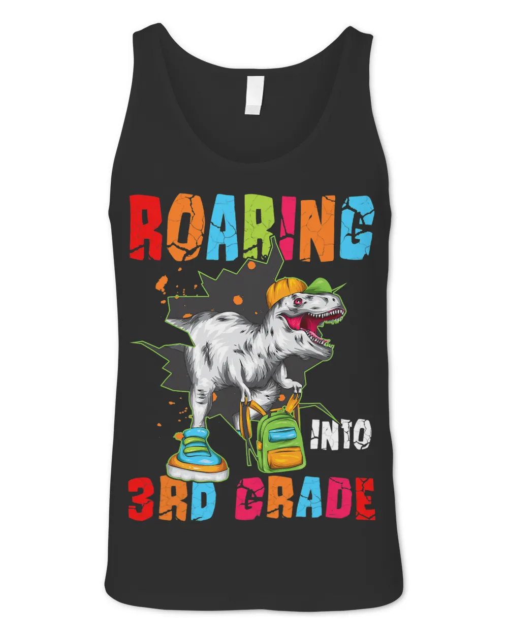 Roaring Into 3rd Third Grade Dinosaur Back to School Boys