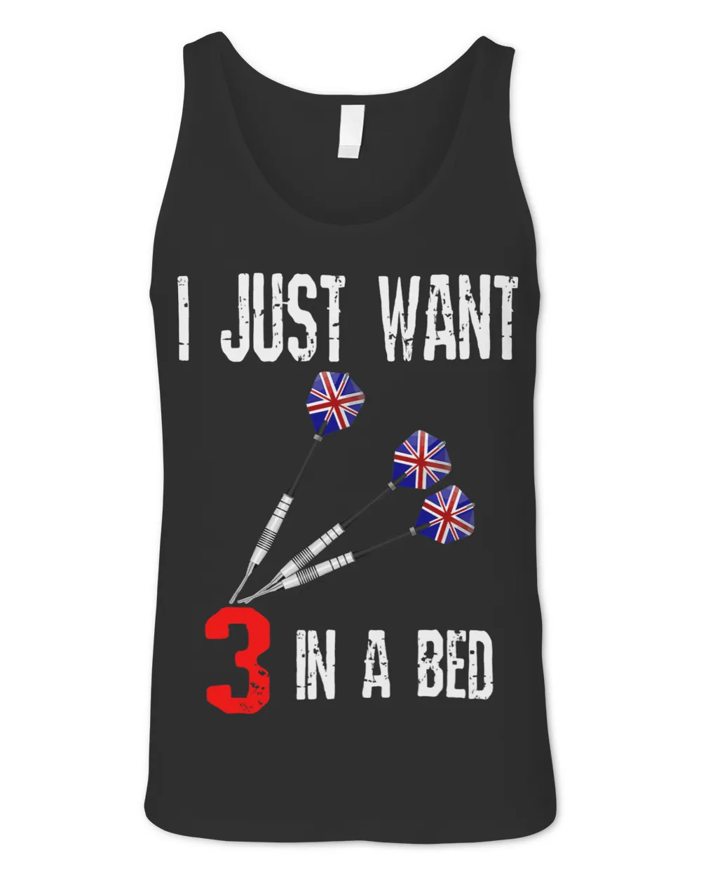Funny Darts 3 In A Bed Saucy Joke Dart Player