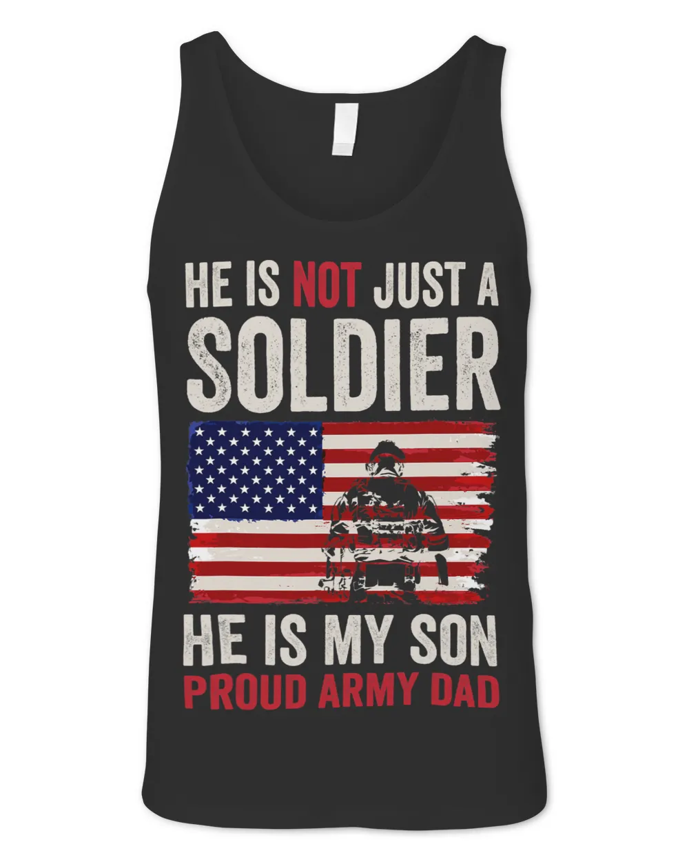 Vintage Proud Army Dad Soldier Son Gun Lovers