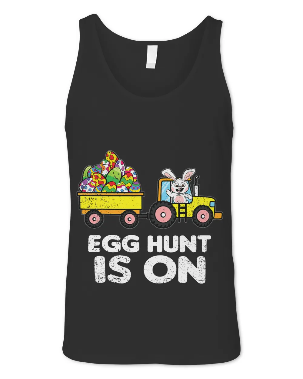 Egg Hunt Is On Easter Cute Bunny Rabbit Truck