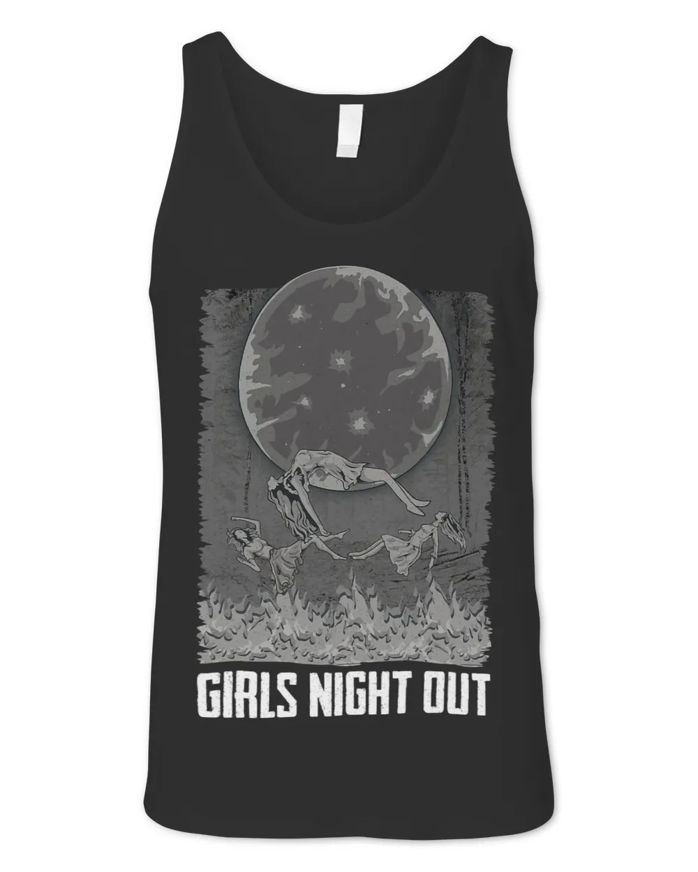 Goth Girls Night Out Esoteric Witch Coven Occult Gothic Moon