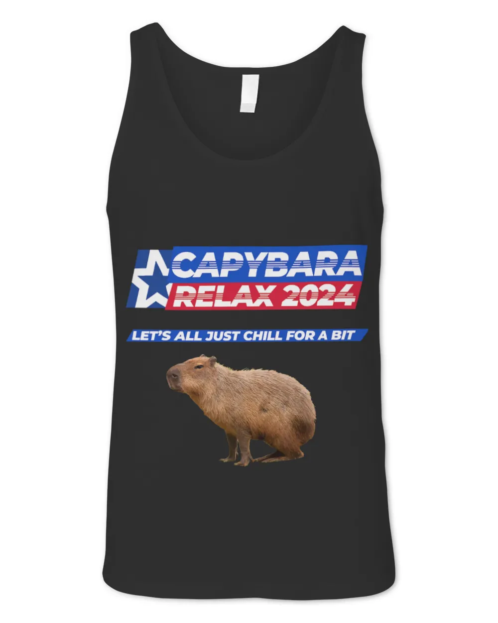 Capybara Pet Chill 2024 Presidential Election Campaign Parody