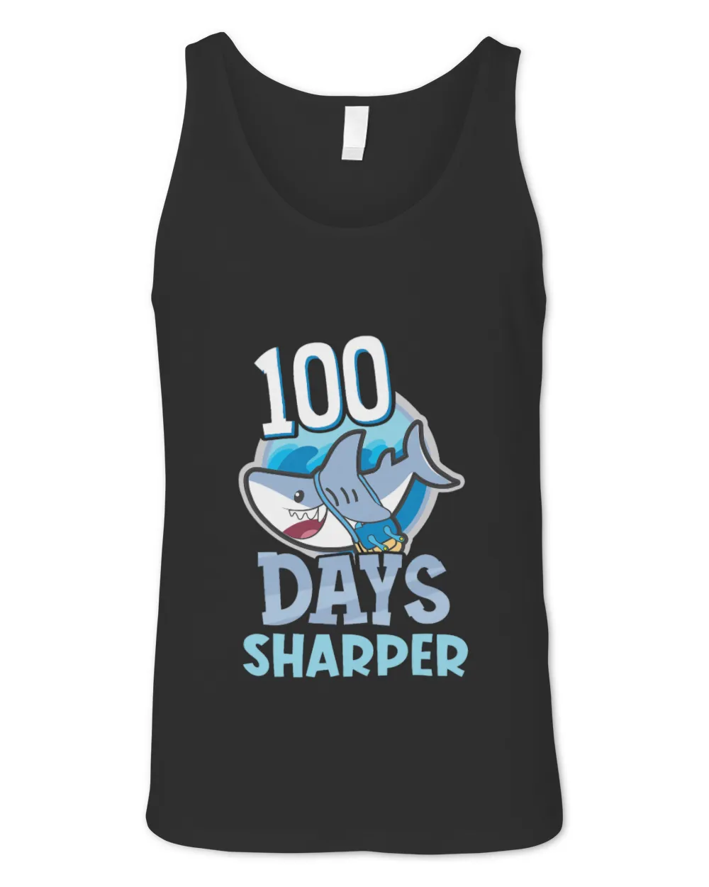 Shark Pet Funny 100th Day Of School Kids Student Shark Lover