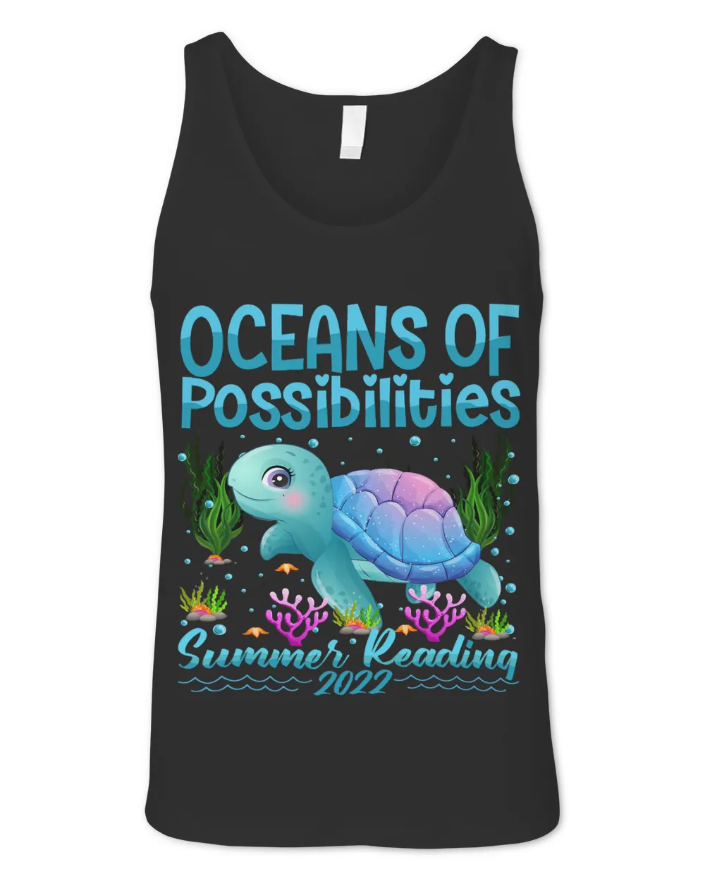 Cute Oceans of Possibilities Summer Reading Turtle