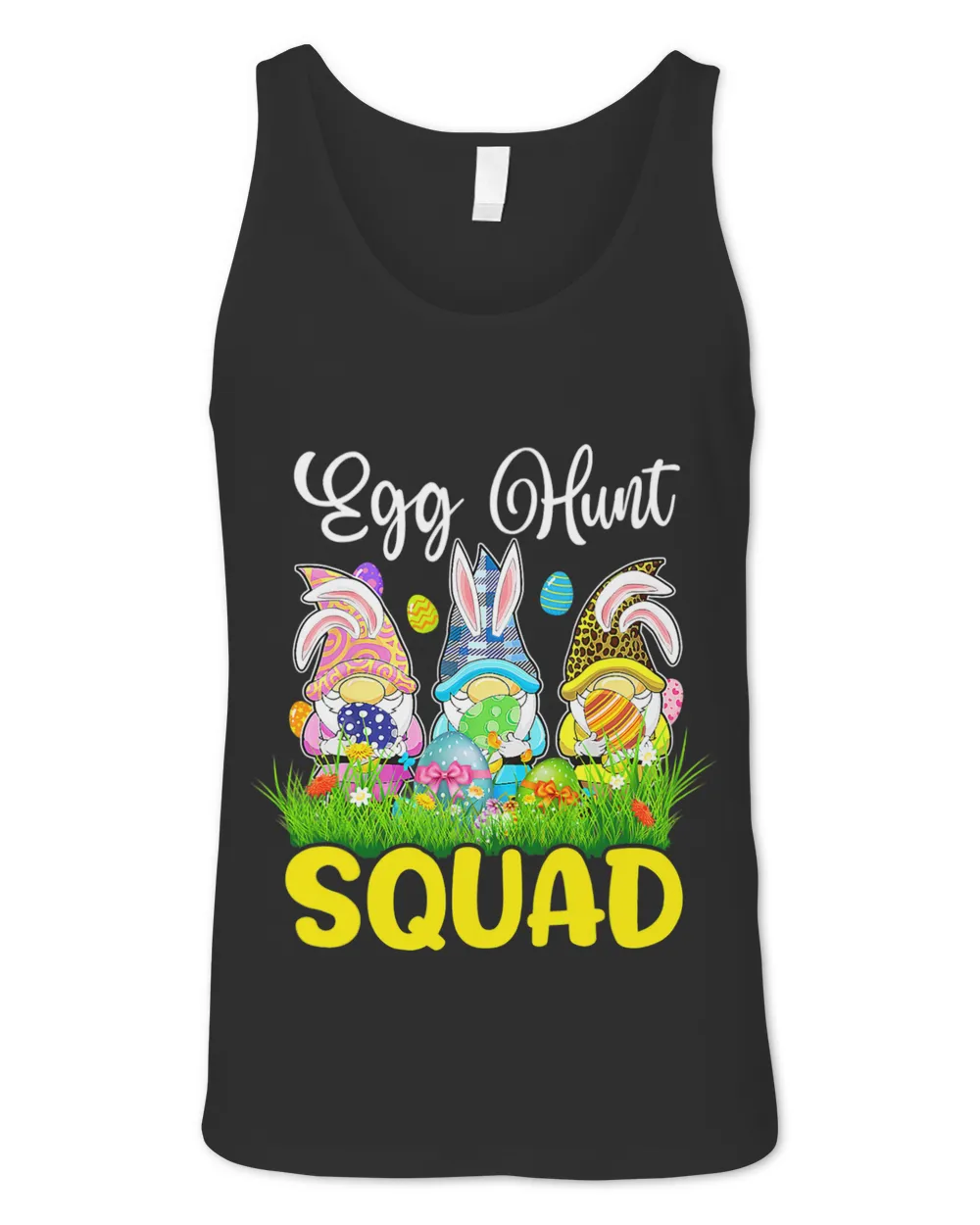 Egg Hunt Squad Gnomes Happy Easter Day Bunny Kids Boy Girl