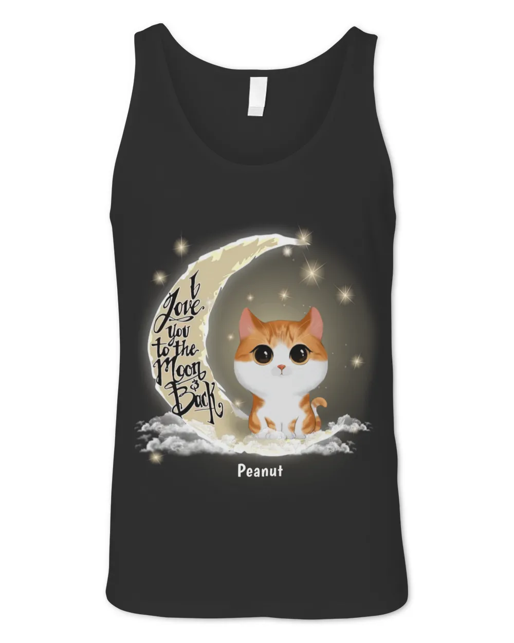 Love My Watercolor Cute Cats To The Moon And Back Personalized Shirt QTCAT170223CSA1