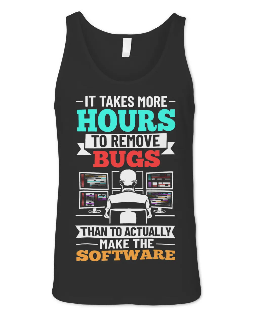 Computer Engineer Software Programmer Application Developer Unisex Jersey Tank black xs