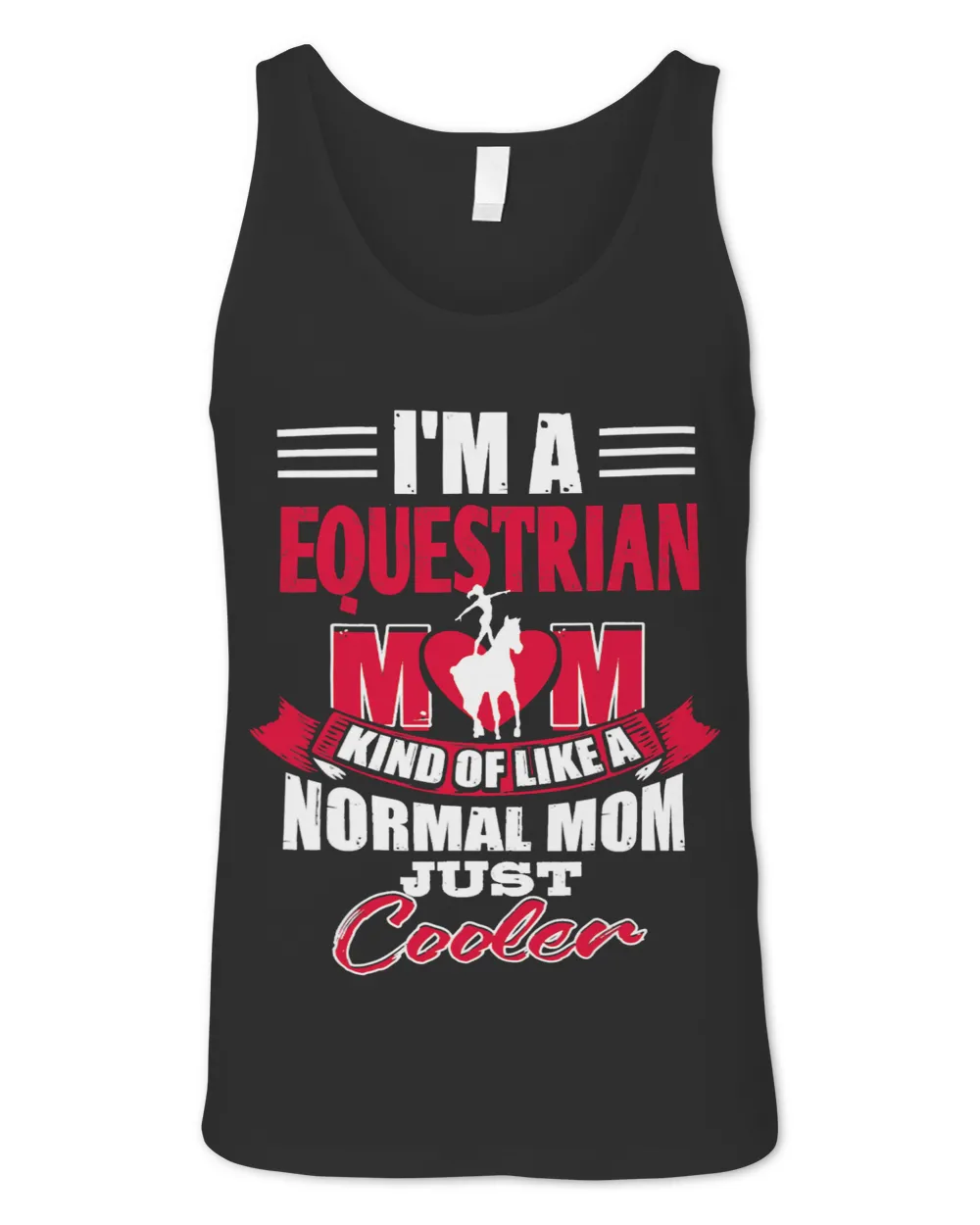 Im A Equestrian MOM Cooler Mom Retro Vaulting Lover Present