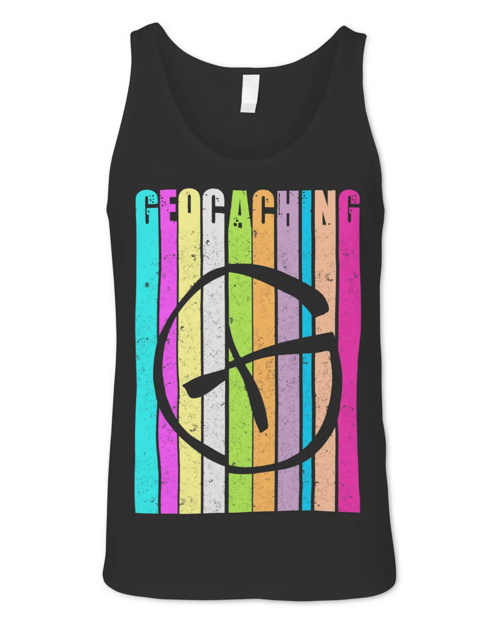 Geocaching IT Nerd For Coders Programmers Unisex Jersey Tank black xs
