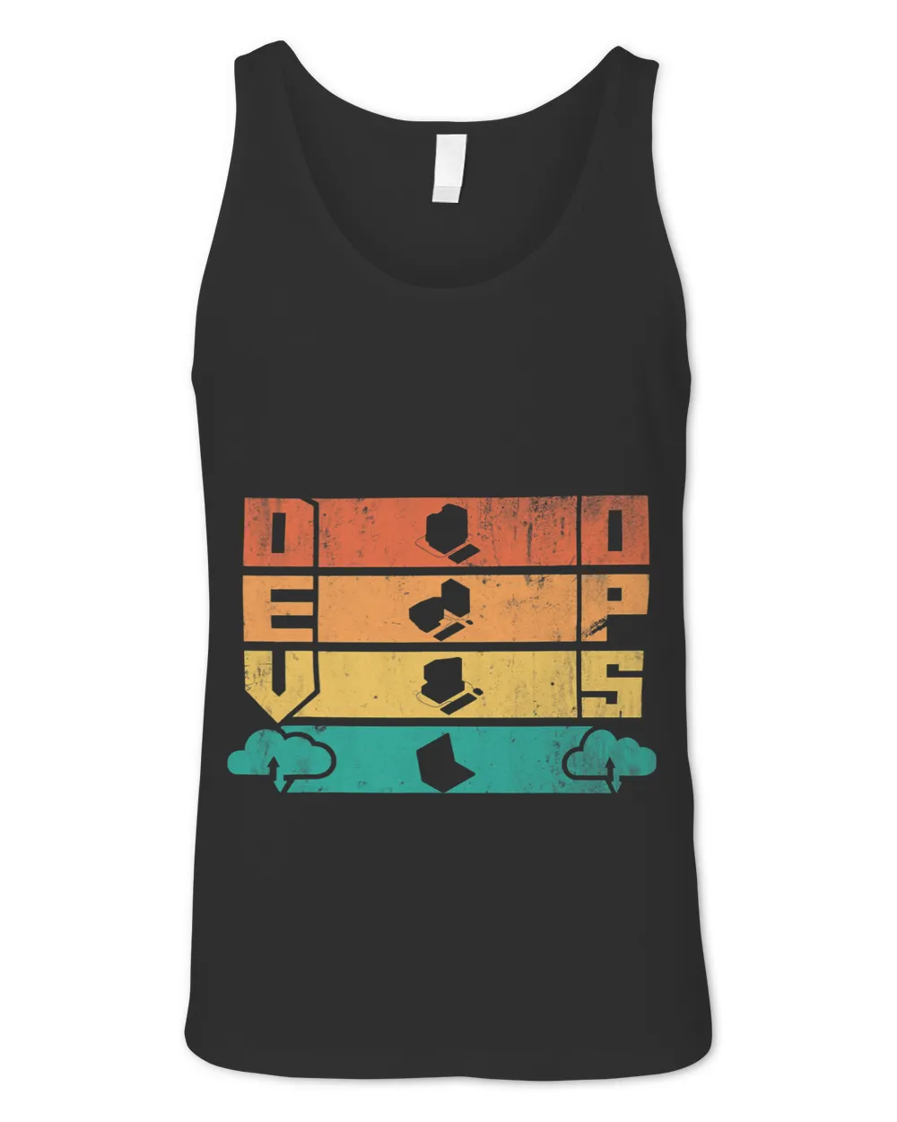DevOps Engineer Cloud Computing Unisex Jersey Tank black xs