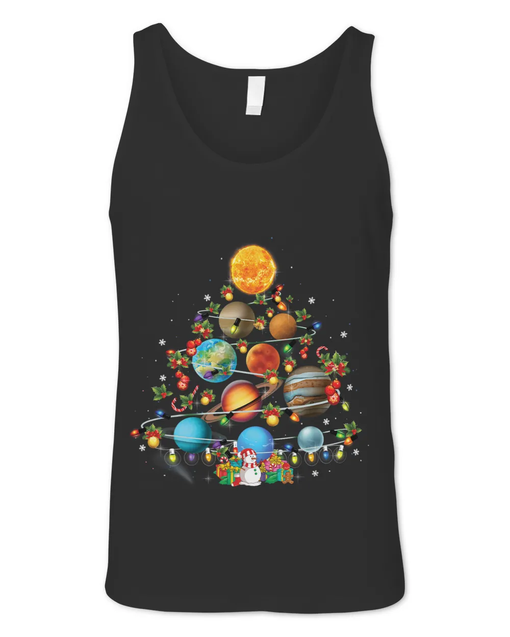 Solar System Planets Christmas Ornament Space Scientist