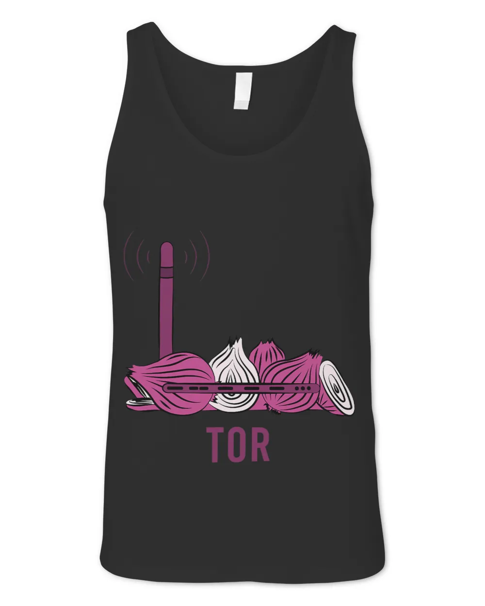 The Onion Router TOR Open Source Network Browser Project Unisex Jersey Tank black xs