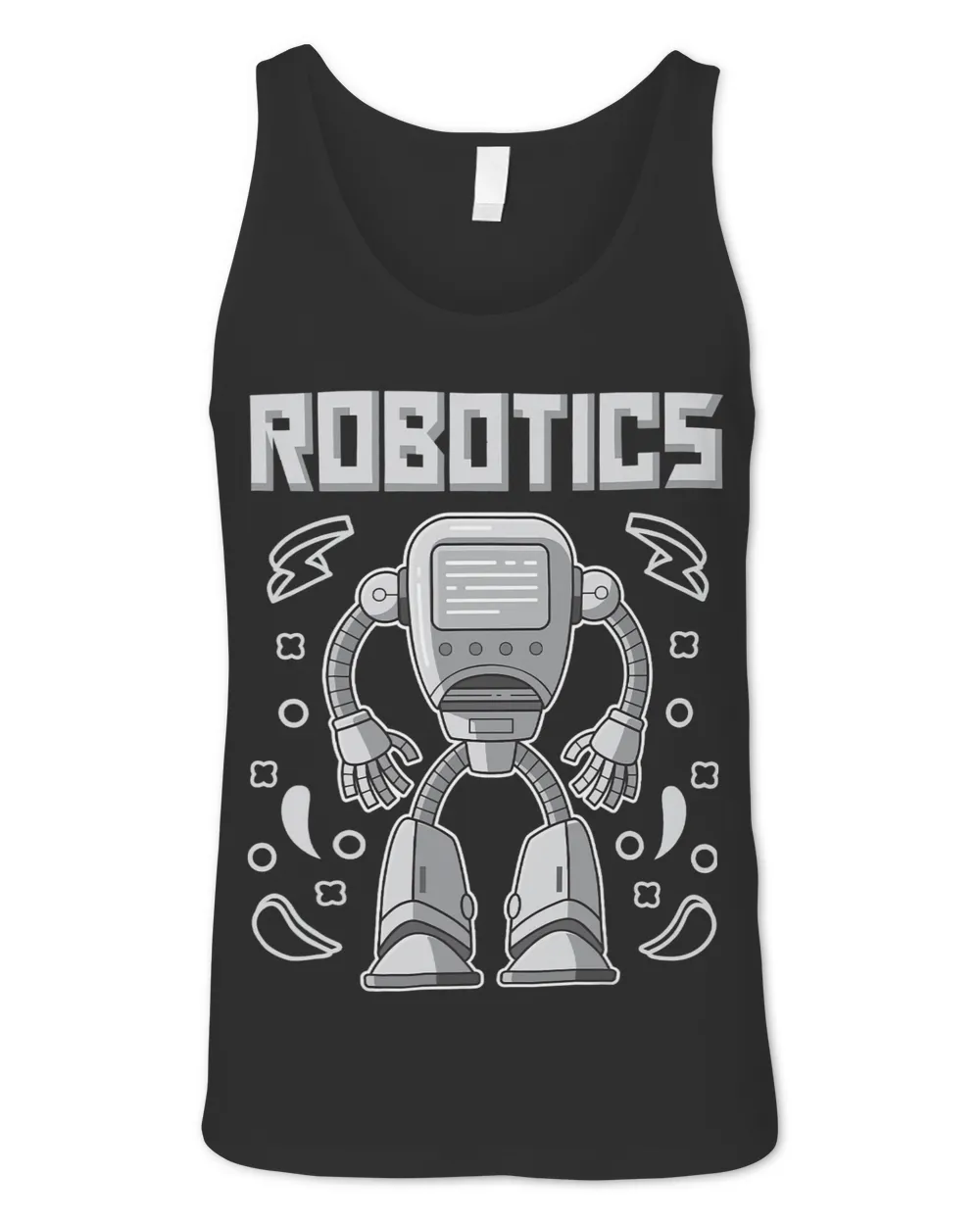 Robotics Engineer Robot Building Kit Programming Engineering Unisex Jersey Tank black xs
