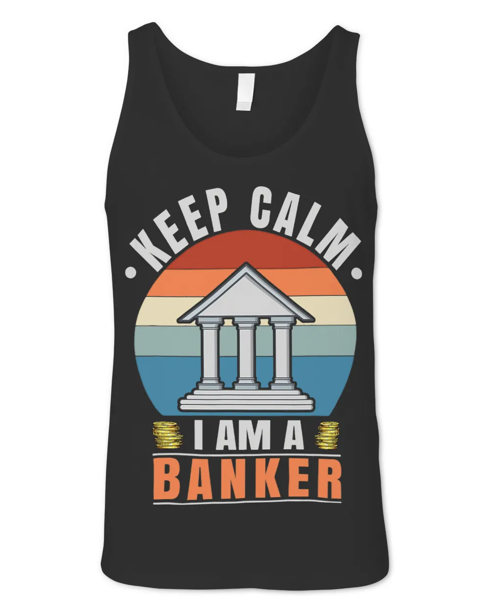 Funny Calm Banker Vintage Banking