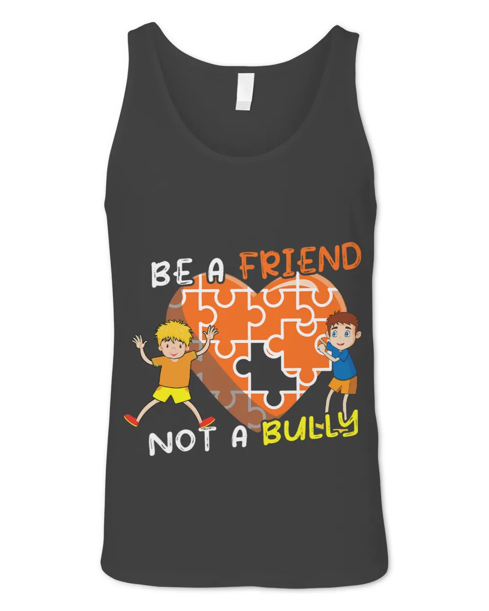 Be Friend Not Bully Puzzle Kindness Unity Day Orange