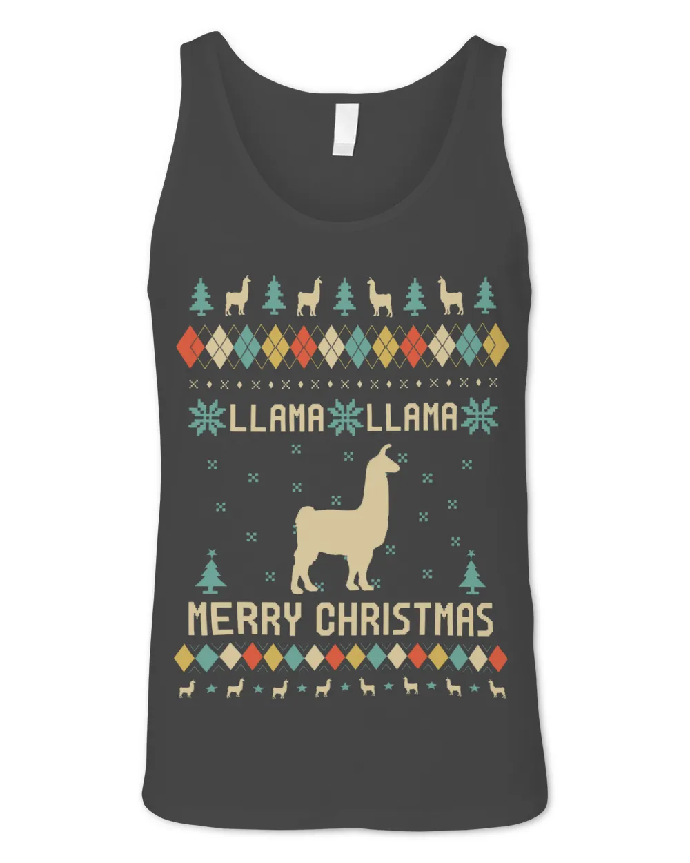 Llama Lover Ugly Christmas Sweater Vinatge Retro