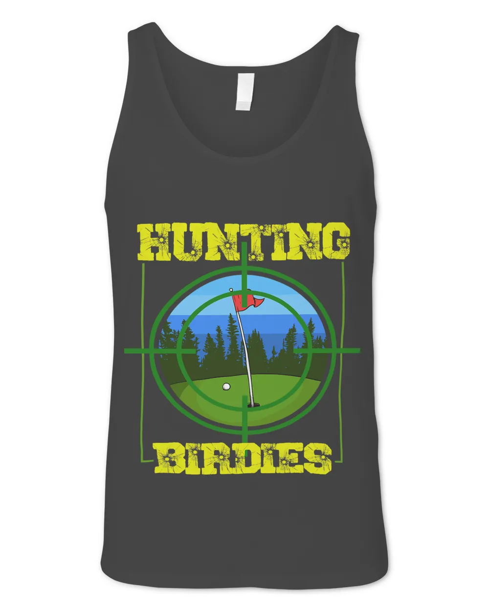 Hunting Birdies Golf Player Golfing Quote Golfer Design 367