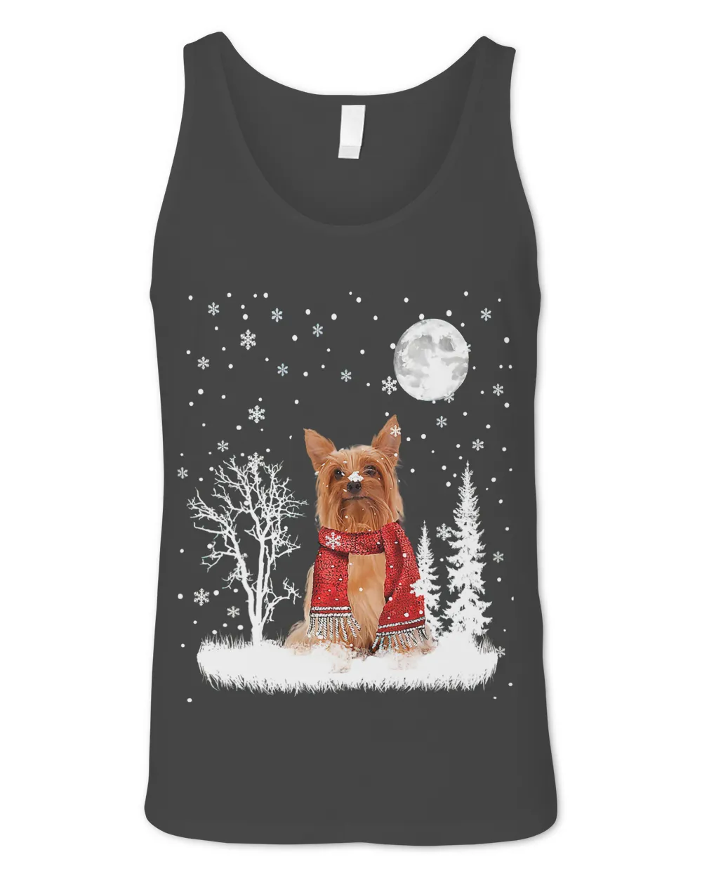 Silky Terrier Under Moonlight Snow Christmas Pajama 309