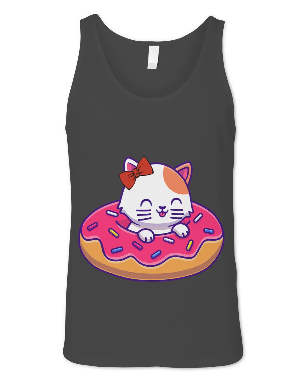 Kitty Kitten Donut Sprinkles Summer Swimming Women Men