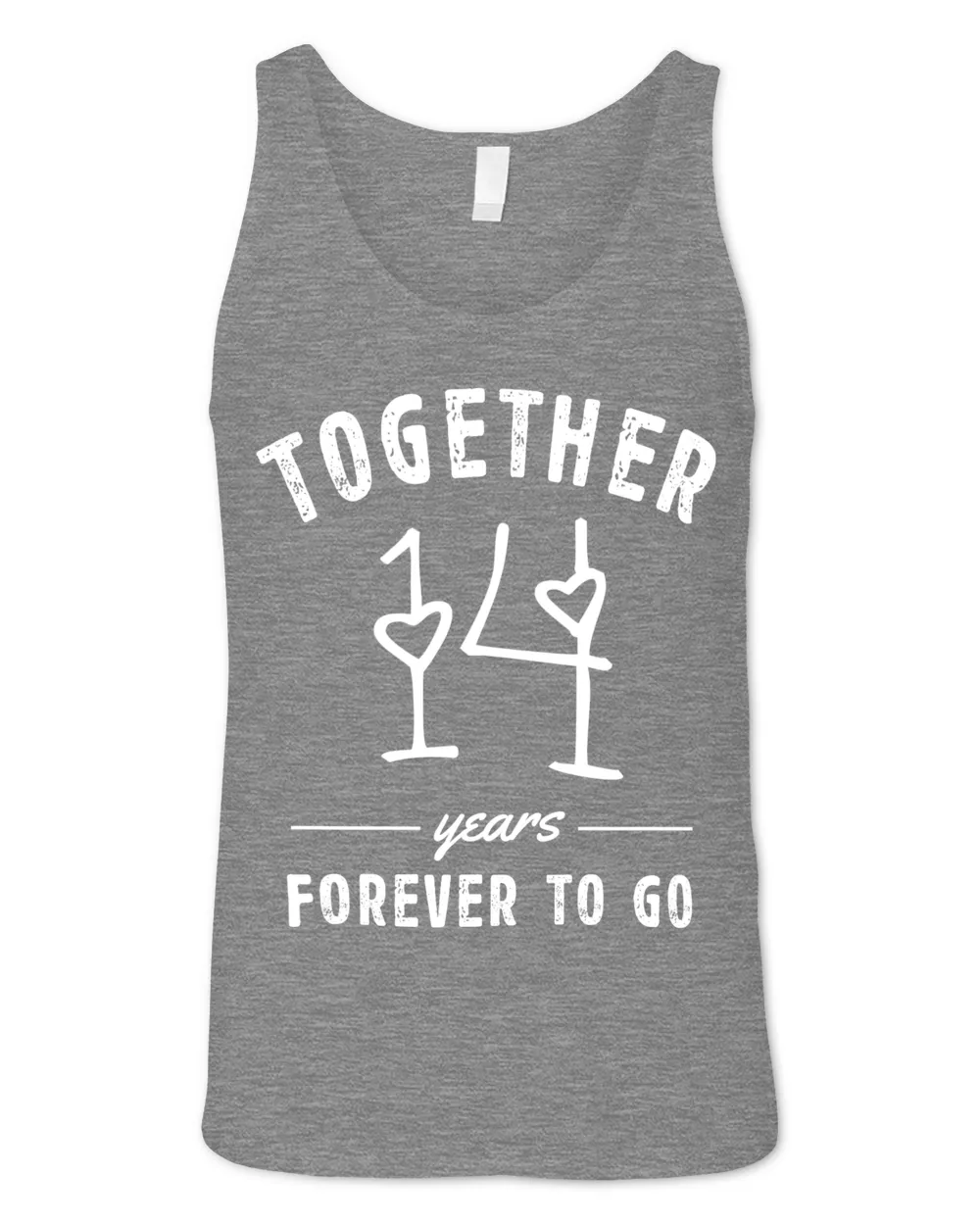 Couples Matching Anniversary Gifts - Customize Years - Together (Years) Forever To Go