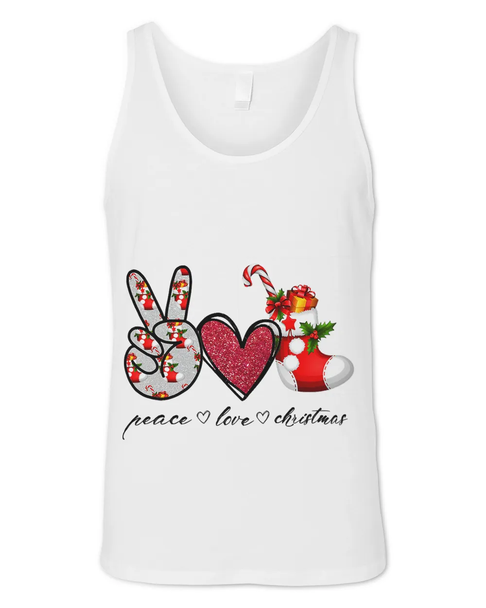 Peace Love Christmas Tis The Season Christmas Family Pajamas 22