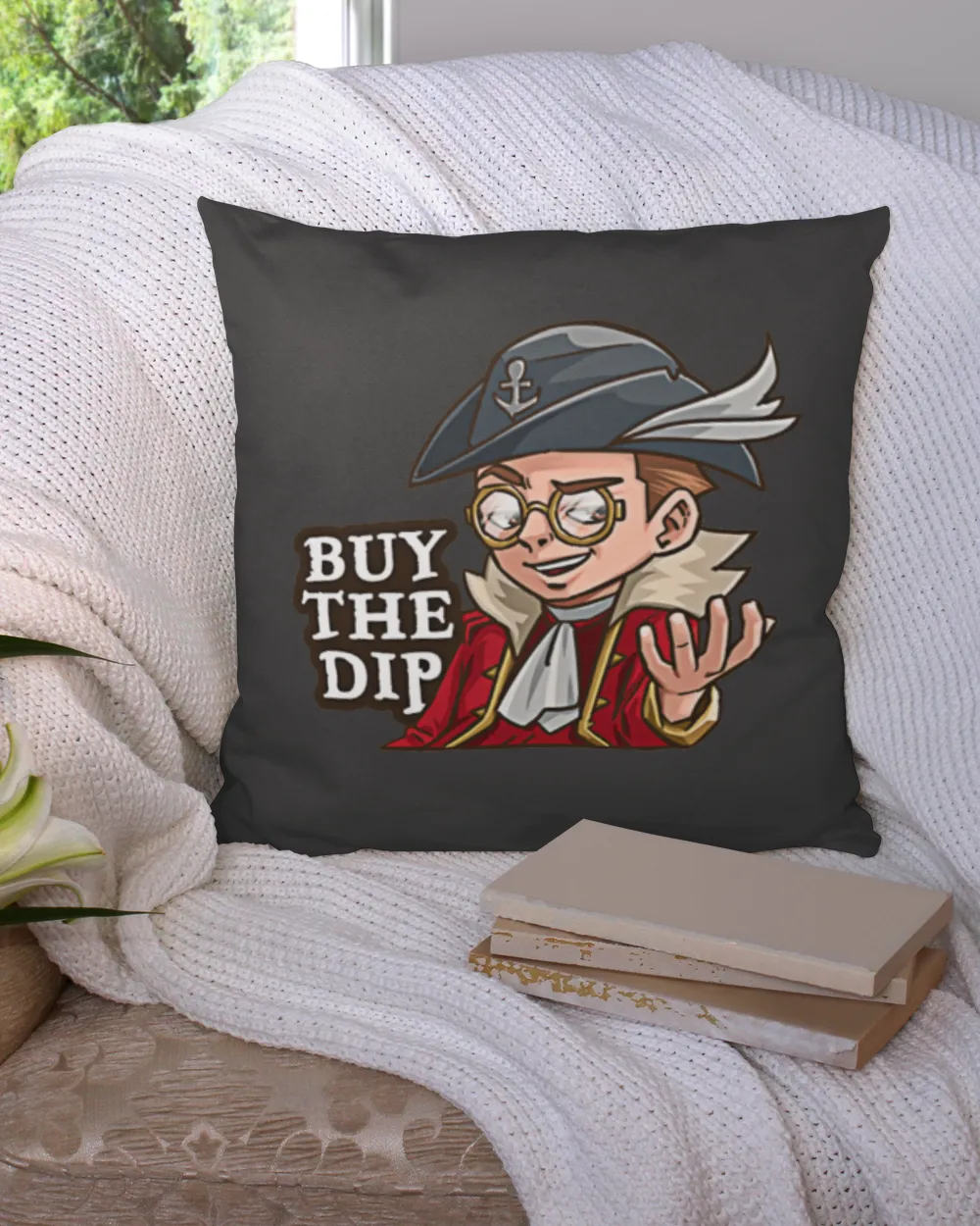 Buy the dip - pillow crypto