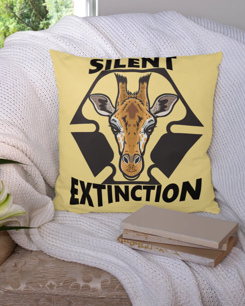 Giraffe Silent Extinction - Giraffe Animals Love Apparel 6