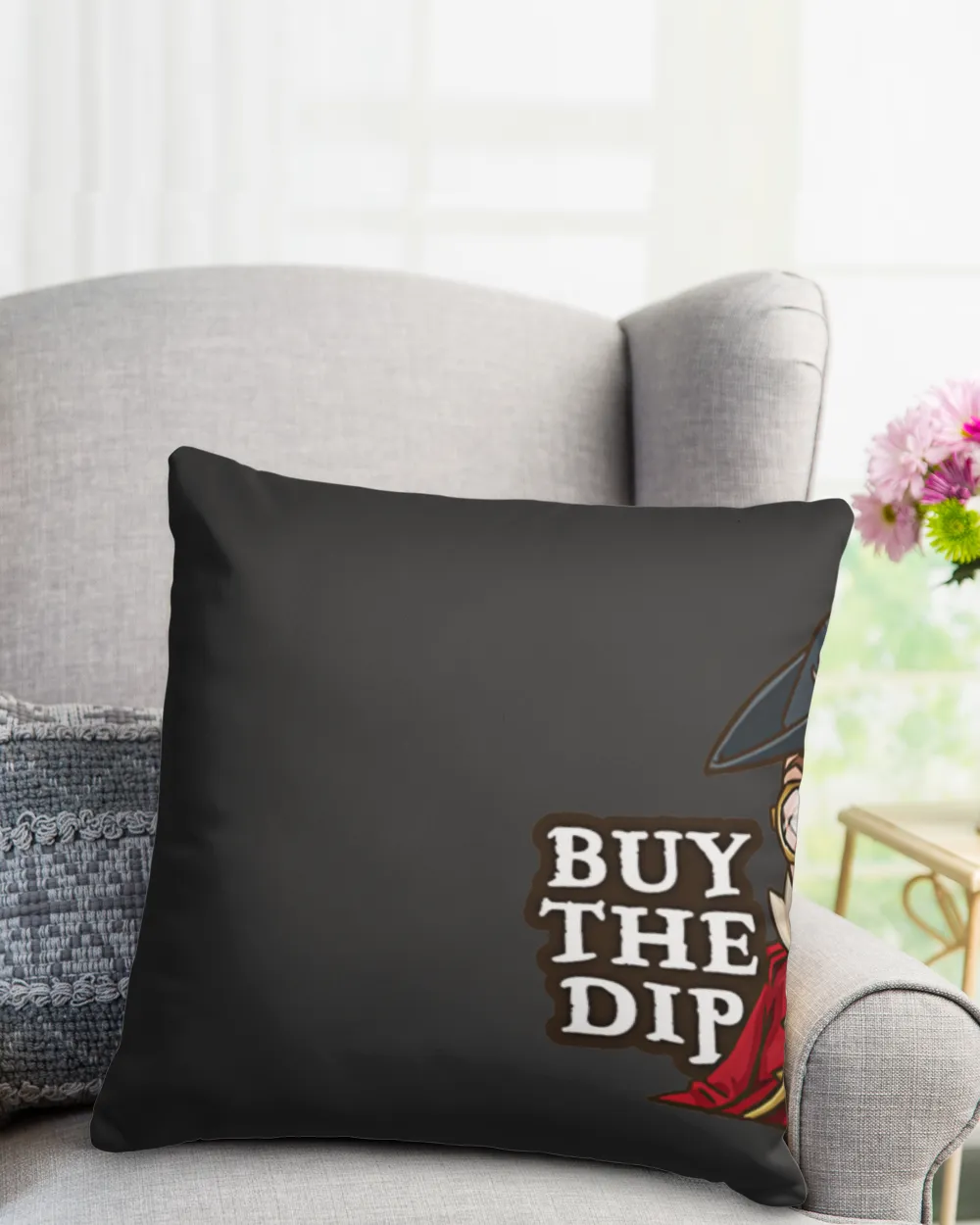 Buy the dip - pillow crypto