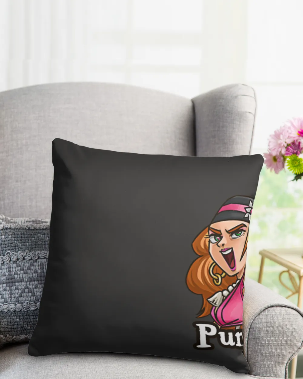 Pump it -  bitcoin style - pillow crypto