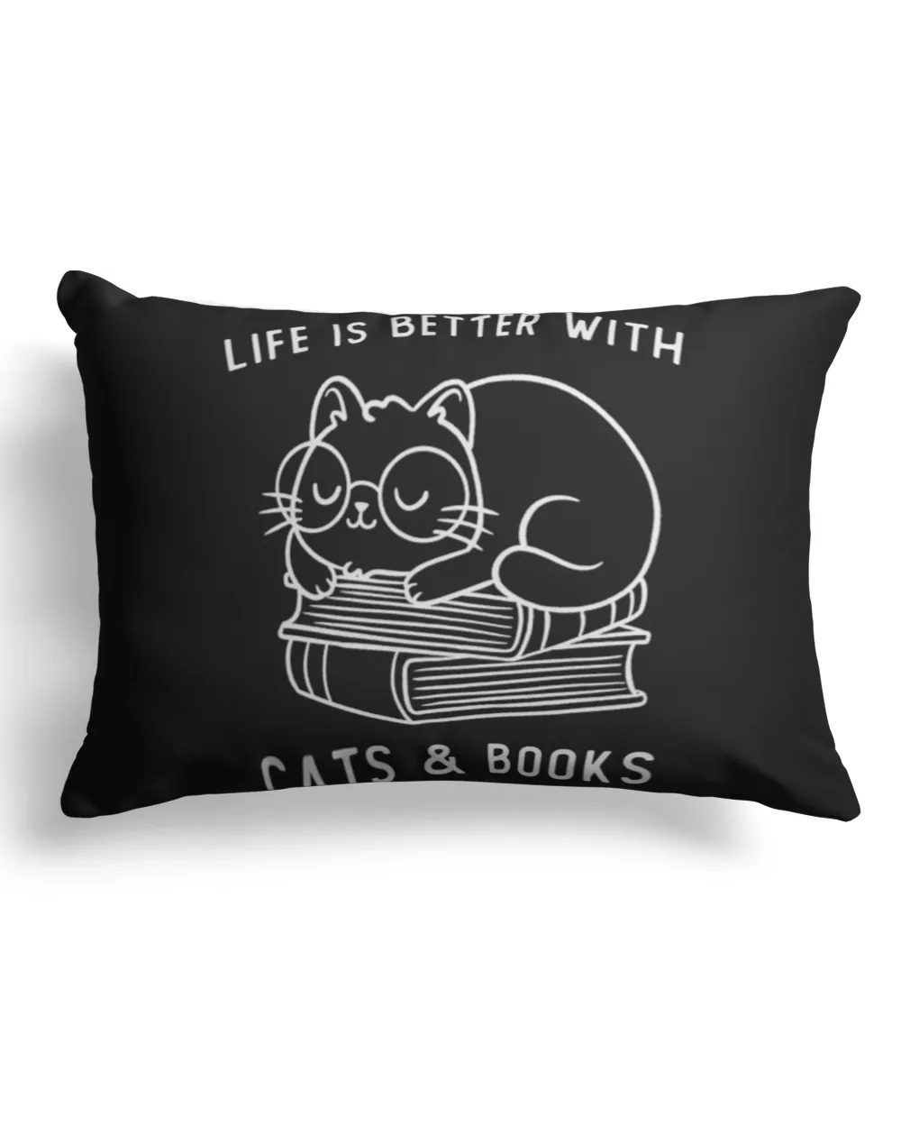 Cats And Books Life Is Better With Cats & Books Funny Cute Gift  koalastudio